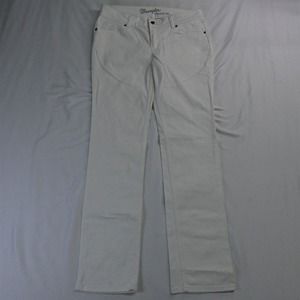 Wrangler‎ 11 x 34 Straight Leg White Stretch Denim Jeans